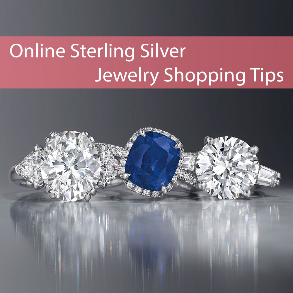 Silver jewerly online shopping sale