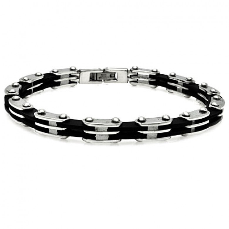 space black link bracelet 44mm