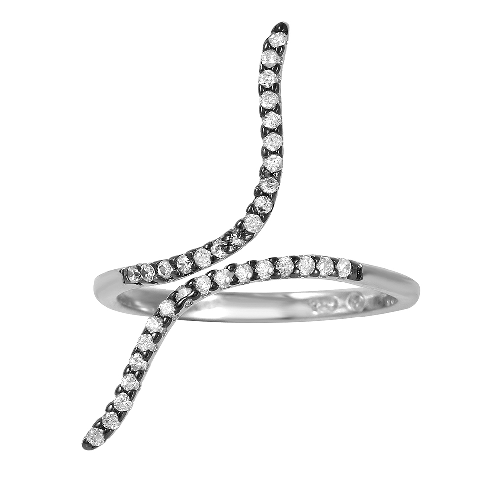 Sterling Silver Open End Ring SBGR00976