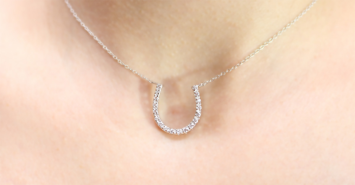 FABUNORA 925 Sterling Silver Cubic Zirconia Crystal Peacock Necklace