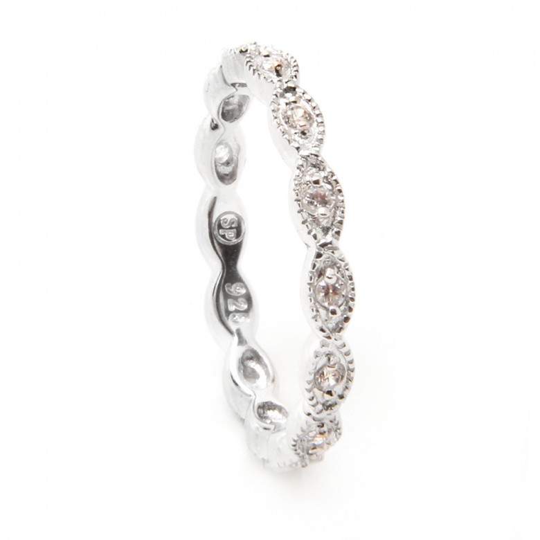 Sterling Silver CZ Stackable Ring Set SSTR00513