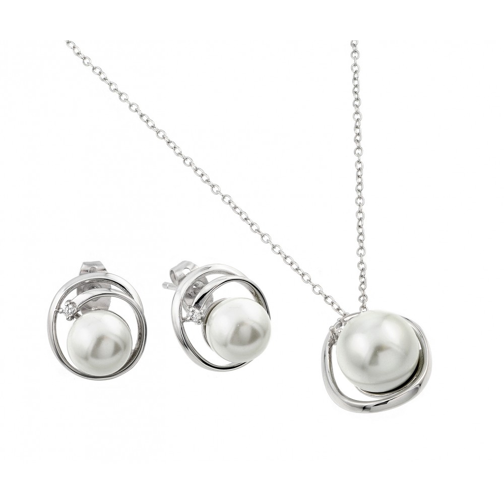 pearl and necklace set