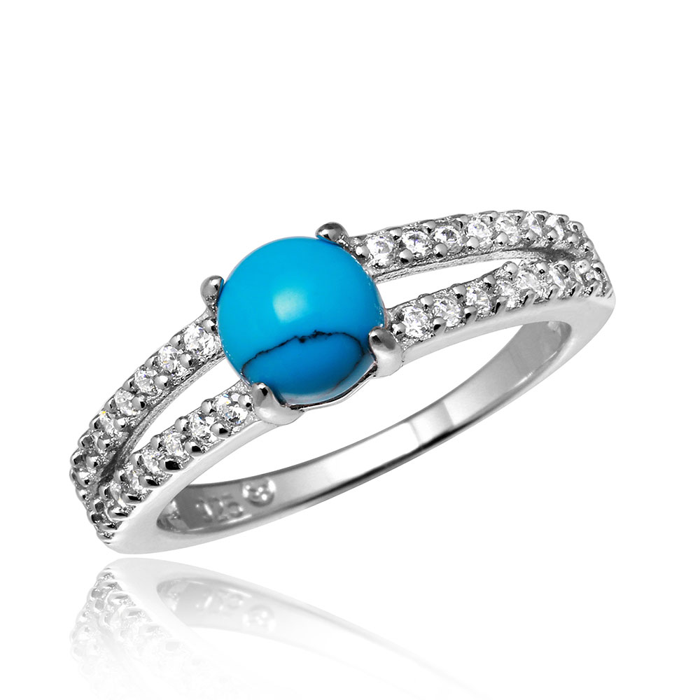 Sterling Silver Turquoise Ring SBGR01056